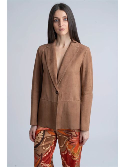 Blazer in camoscio VIA MASINI 80 | P26M104CF504